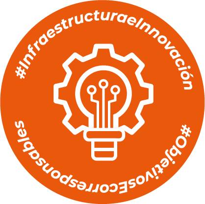 Icono de Infraestructura industrial e innovación